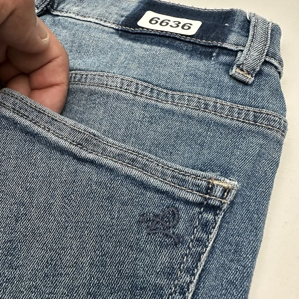 DL1961 Bridget Boot Jeans Actual sz 24 26x31 High Rise Blue Instasculpt Flare
